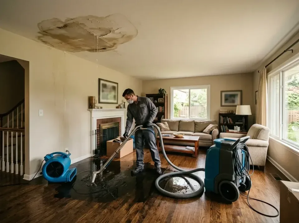 attic-pipe-burst-ceiling-drip-008 — frequently asked questions, Water Damage Restoration & Carpet Care in Sunbury, OH